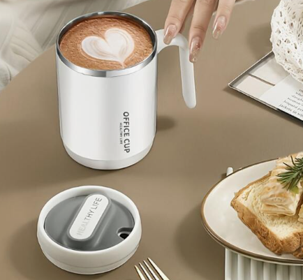 16oz Coffee Mug With Lid.