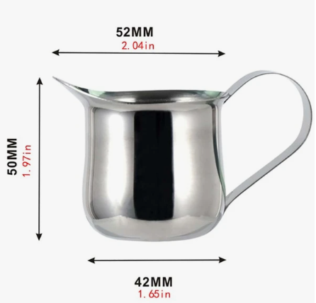 Milk Jug Stainless Steel Coffee Pitcher