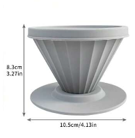 Silicone Coffee Filter,Reusable Detachable Silicone Coffee Dripper