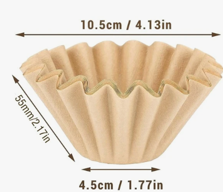 1-2 Cup Unbleached Coffee Filter Paper