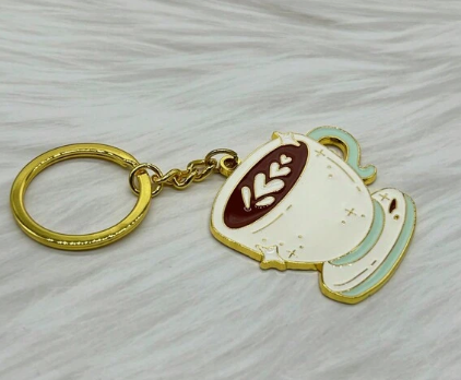 Mini Coffee Pendant - Keychain
