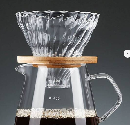 Glass Coffee Dripper Coffee Filter